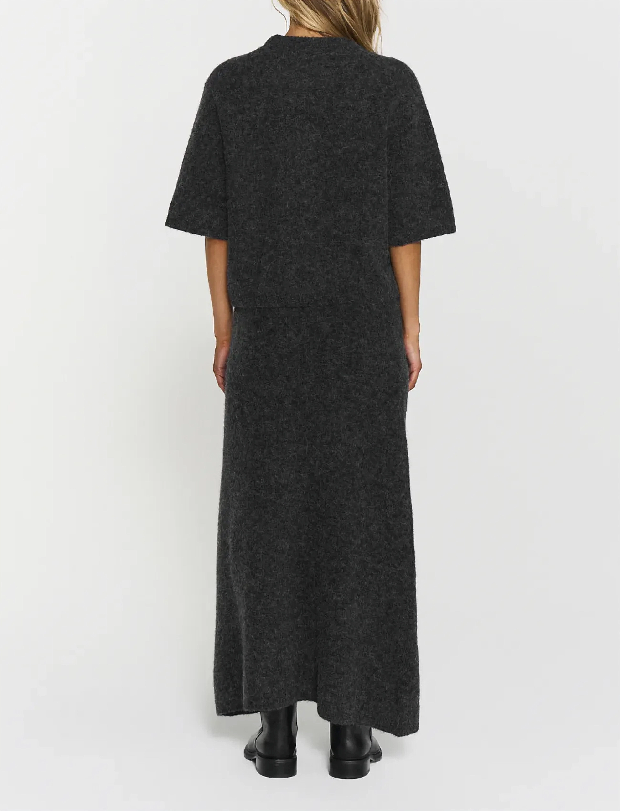 Twist & Tango - Madina Short Sleeve Knit - pullover - blackish mÉlange - 3