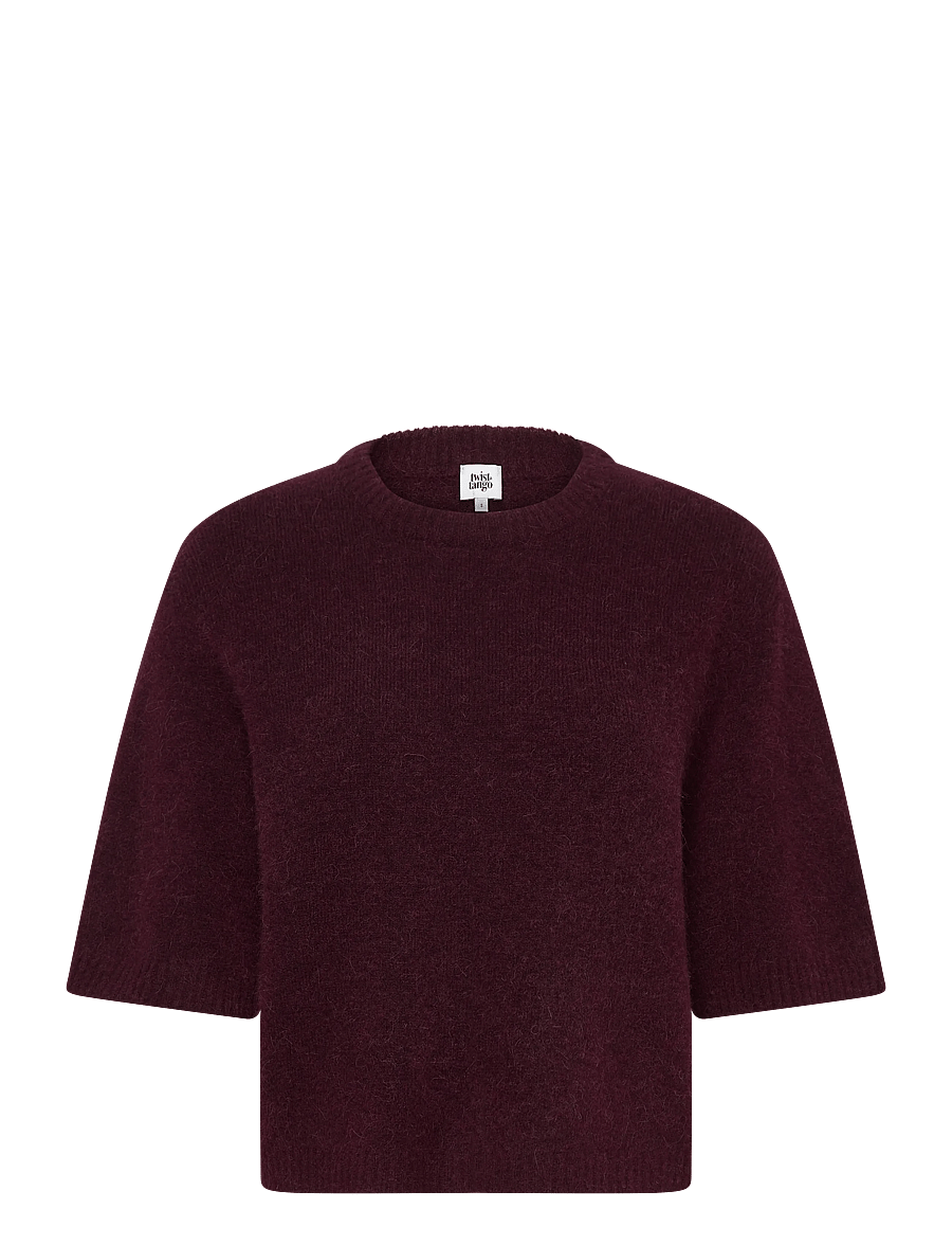 Twist & Tango - Madina Short Sleeve Knit - pullover - burgundy - 1
