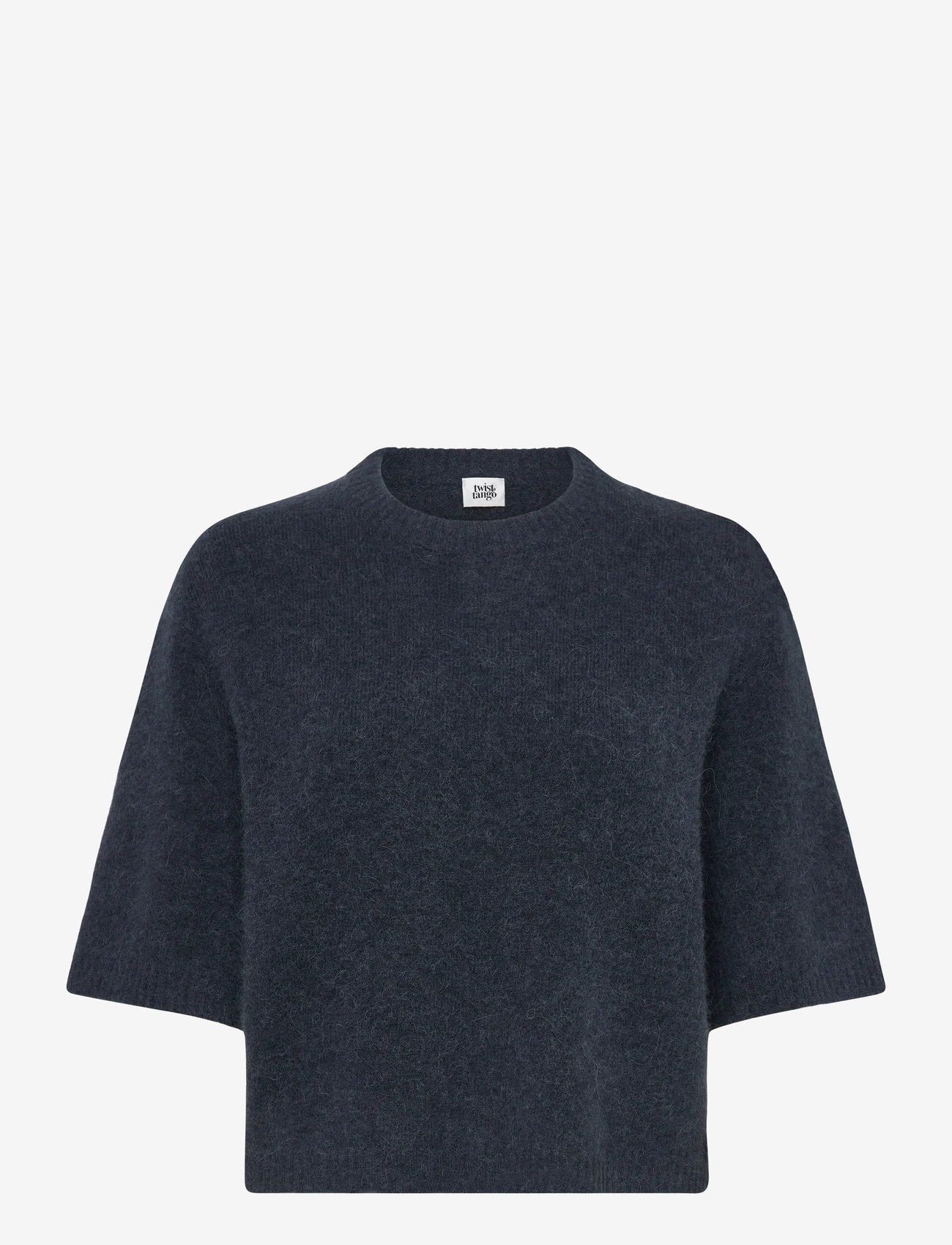 Twist & Tango - Madina Short Sleeve Knit - striktrøjer - future dusk - 1
