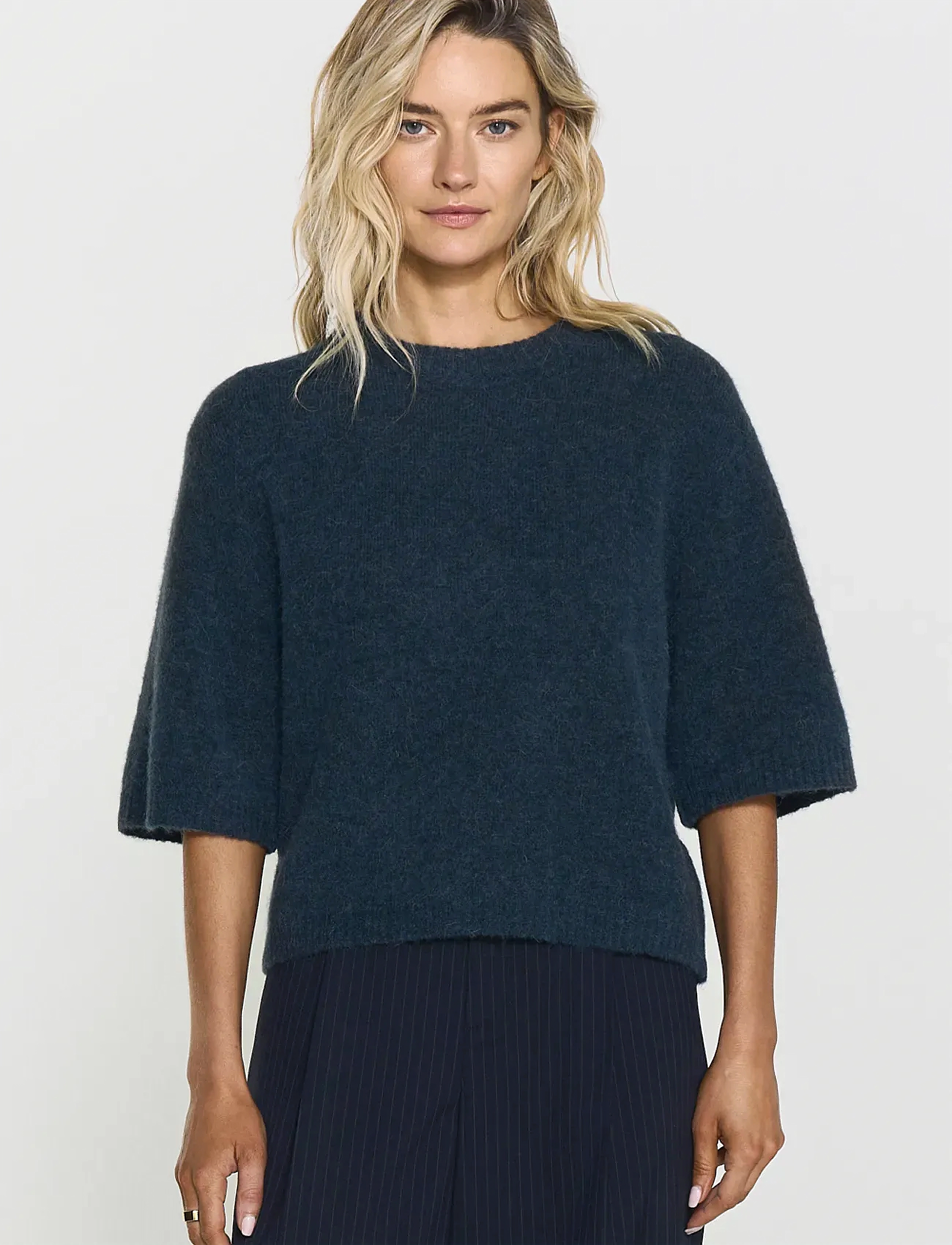 Twist & Tango Madina Short Sleeve Knit, S, Knitwear, Marineblau - Jumpers, Frauen