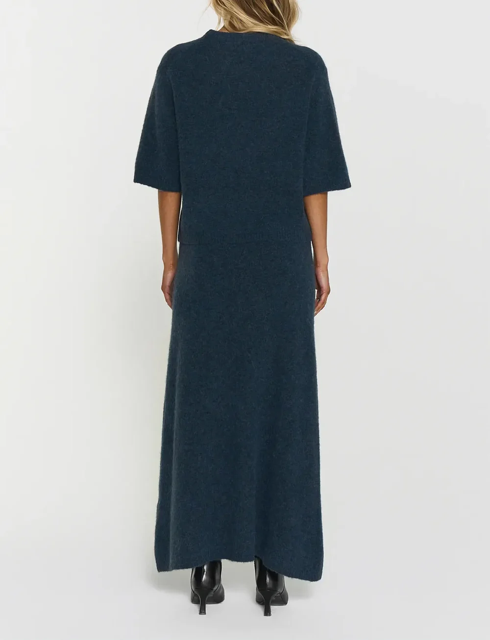 Twist & Tango - Madina Short Sleeve Knit - jumpers - future dusk - 3