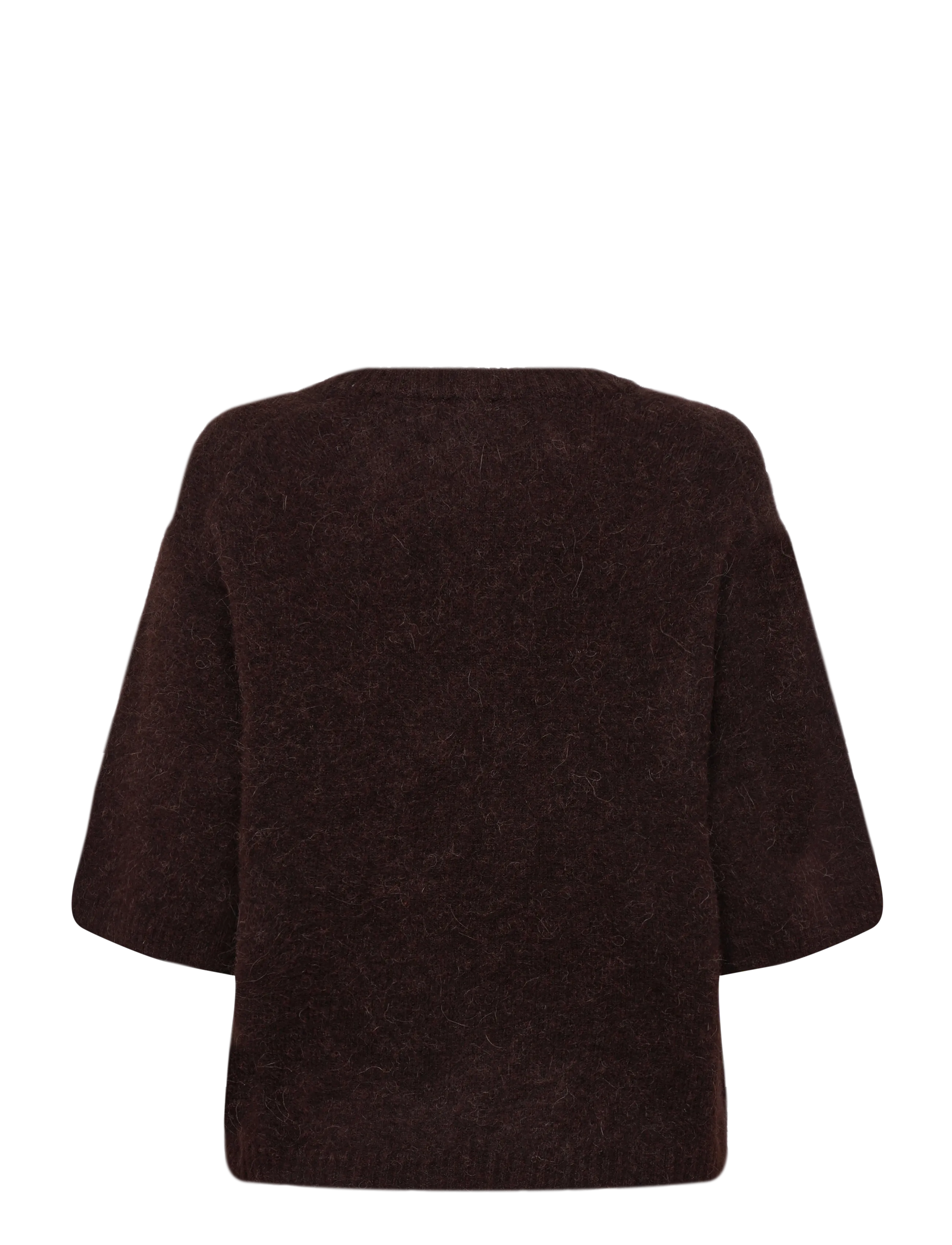 Twist & Tango - Madina Short Sleeve Knit - pullover - mocha brown - 2