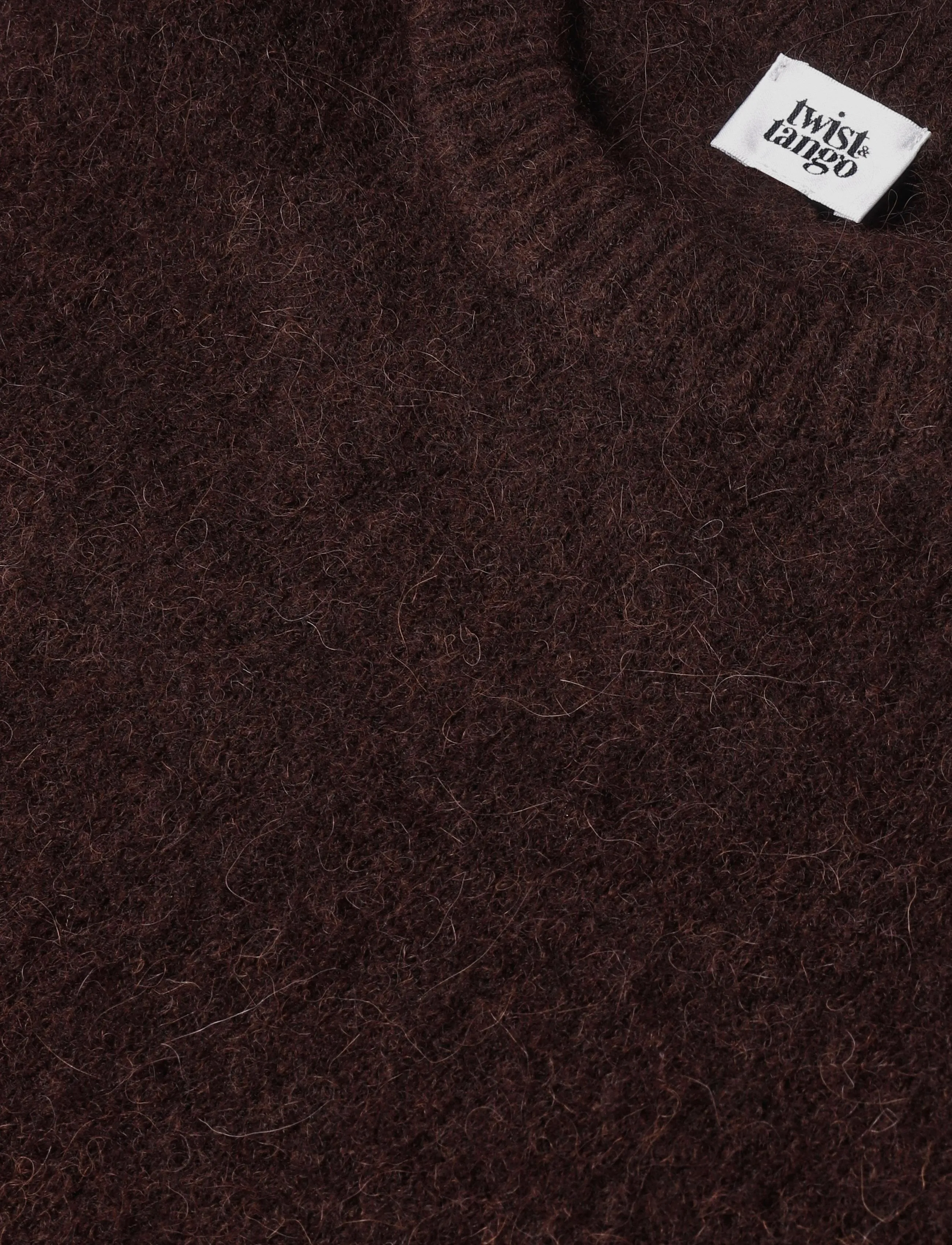 Twist & Tango - Madina Short Sleeve Knit - pullover - mocha brown - 5