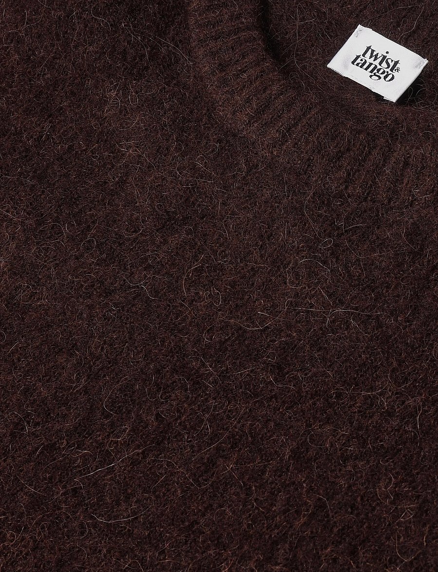 Twist & Tango - Madina Short Sleeve Knit - pullover - mocha brown - 5