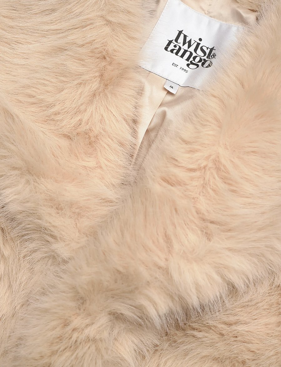 Twist & Tango - Joline Faux Fur jacket - faux fur jakker - champagne - 2
