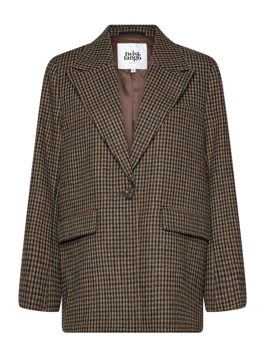 Twist & Tango - Vega Blazer - brown check - 1