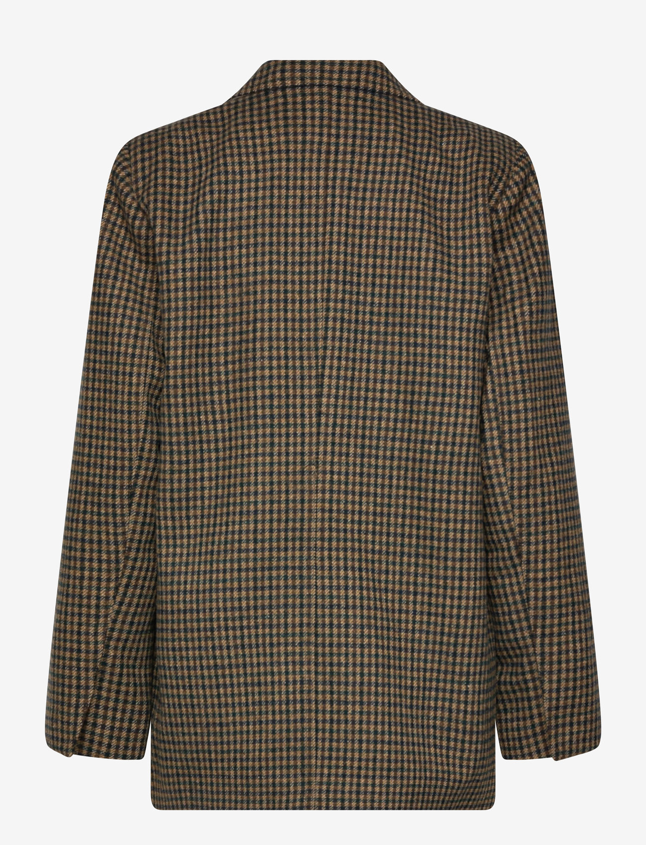 Twist & Tango - Vega Blazer - enkeltradede blazere - brown check - 2