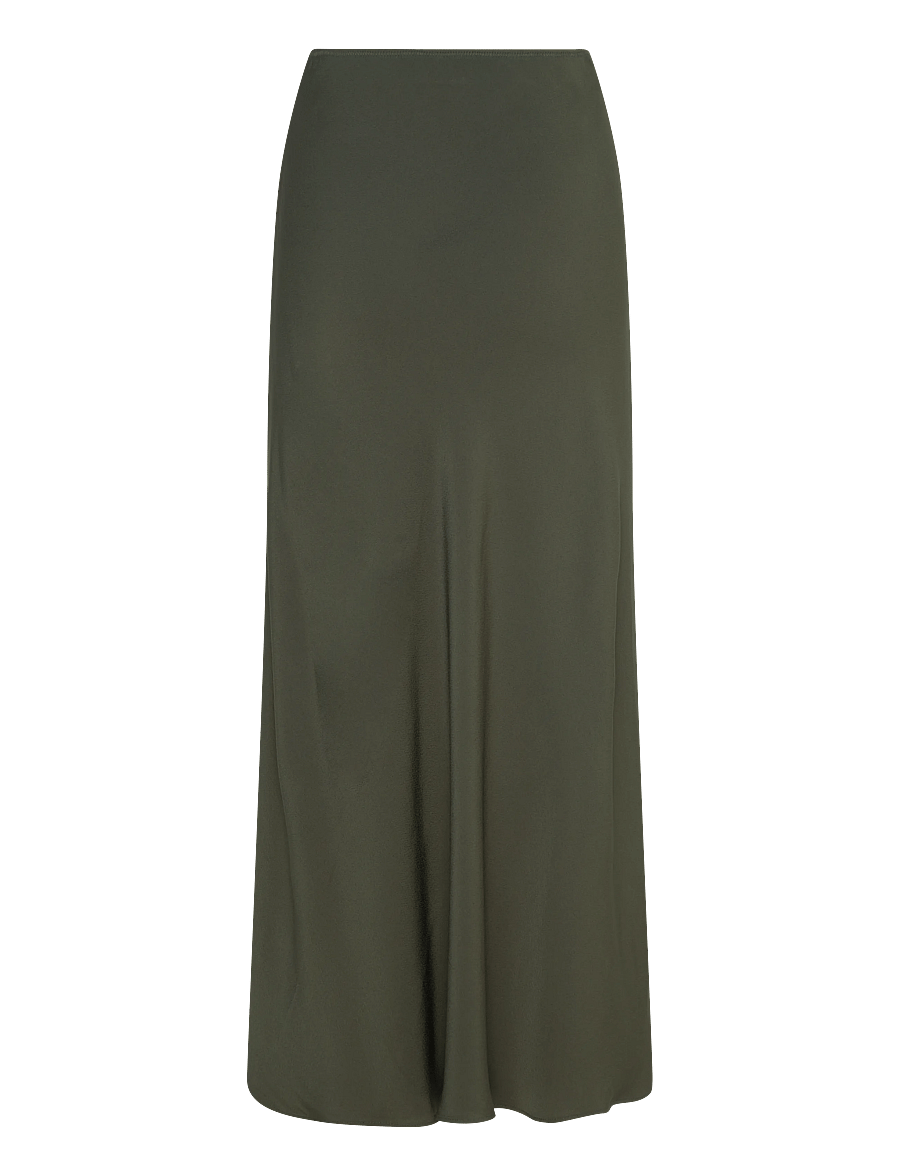 Twist & Tango - Tyne Satin Skirt - satinnederdele - forest green - 1