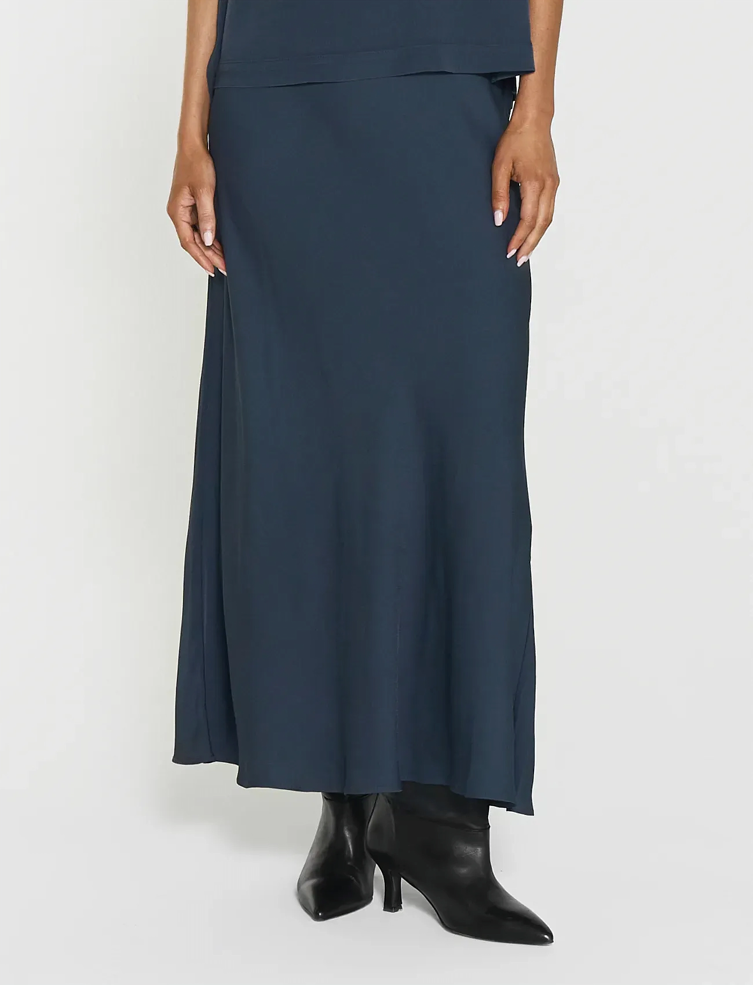Twist & Tango Tyne Satin Skirt, 40, Röcke, Marineblau - Maxi Frauen