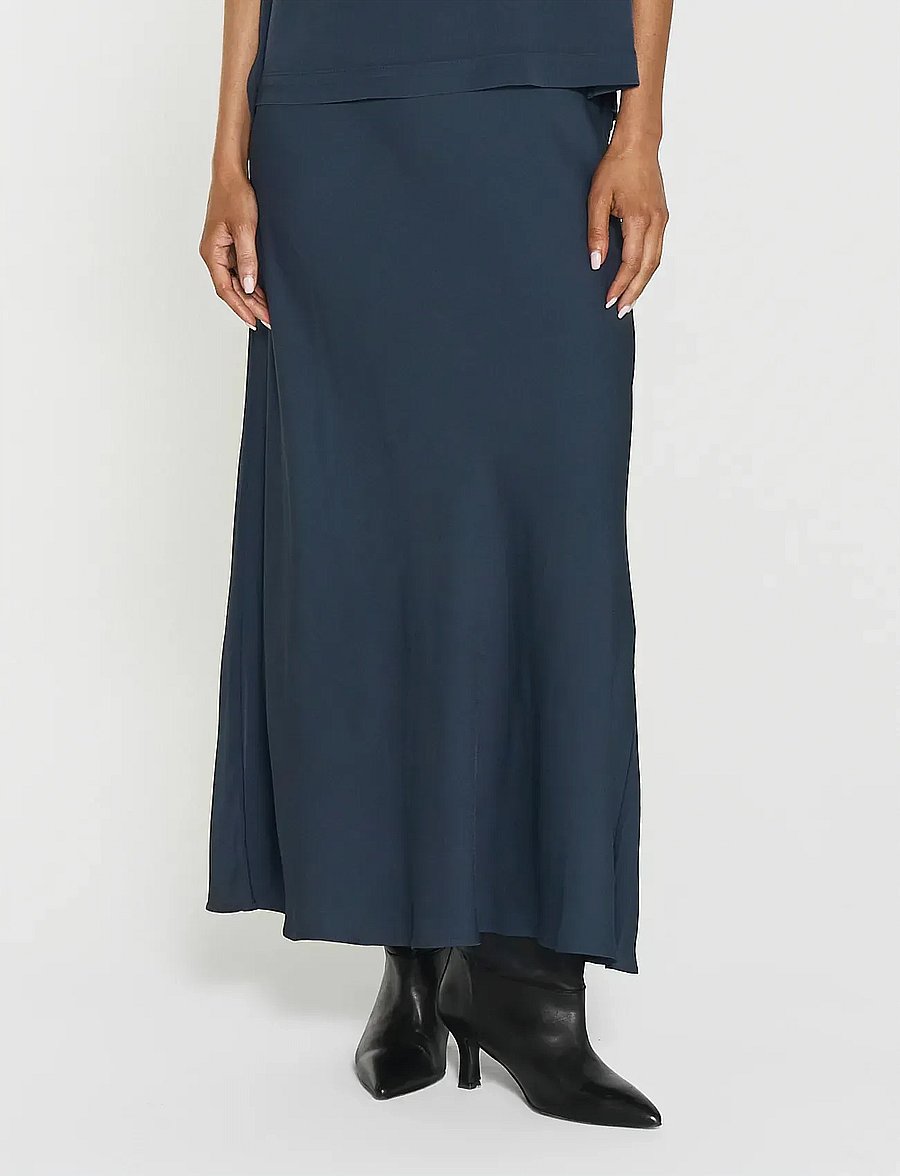 Twist & Tango - Tyne Satin Skirt - satinnederdele - future dusk - 0