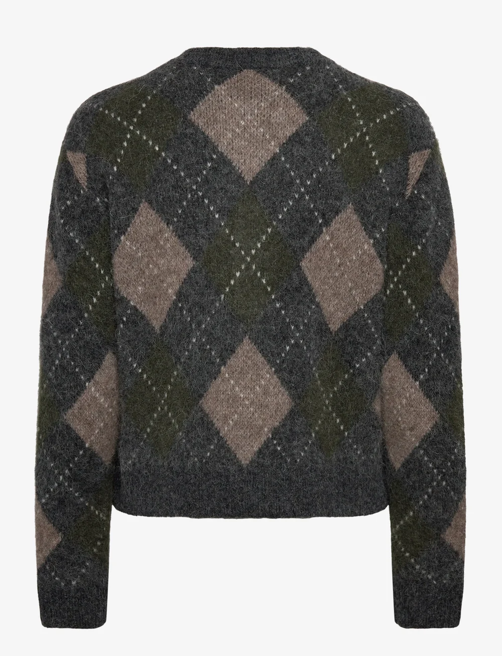 Twist & Tango - Filippa Argyle Cardigan - cardigans - forest green argyle - 2
