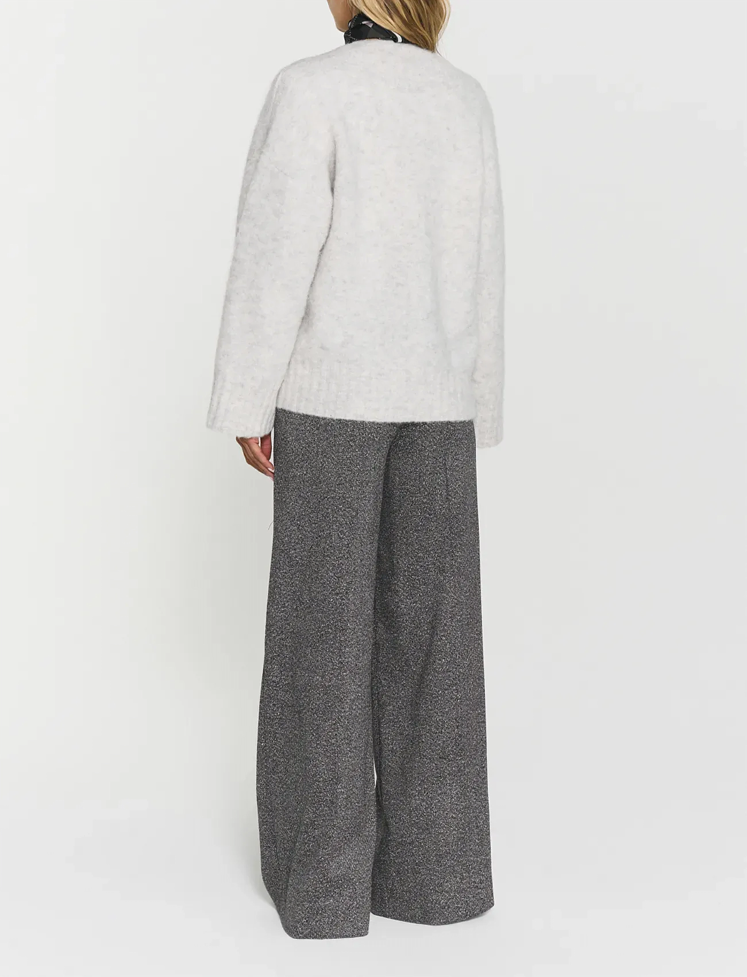 Twist & Tango - Saoirse Knitted Sweater - sviitrid - lt grey mÉlange - 3