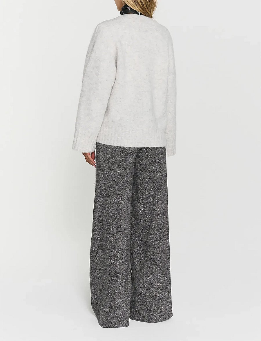 Twist & Tango - Saoirse Knitted Sweater - kampsunid - lt grey mÉlange - 3