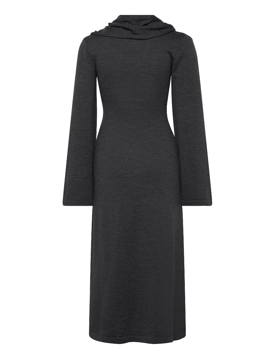 Twist & Tango - Alessandra Knitted Dress - strikkjoler - dk grey mÉlange - 2