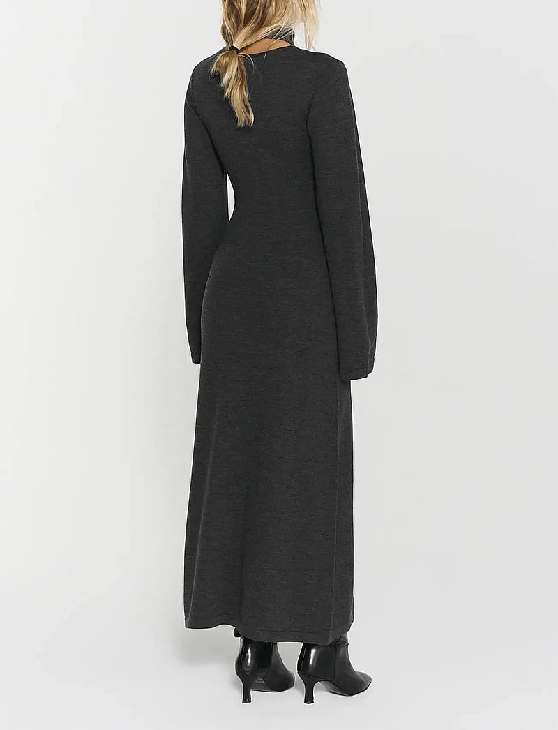 Twist & Tango - Alessandra Knitted Dress - strikkjoler - dk grey mÉlange - 4