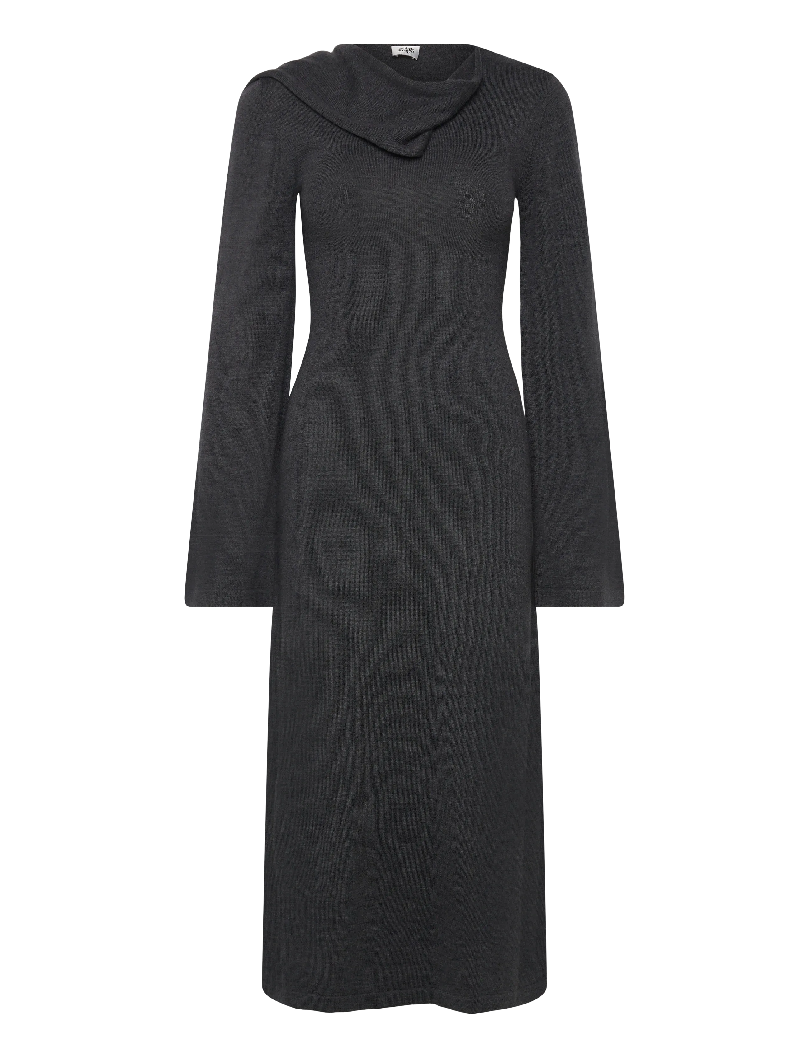 Twist & Tango - Alessandra Knitted Dress - neulemekot - dk grey mÉlange - 3