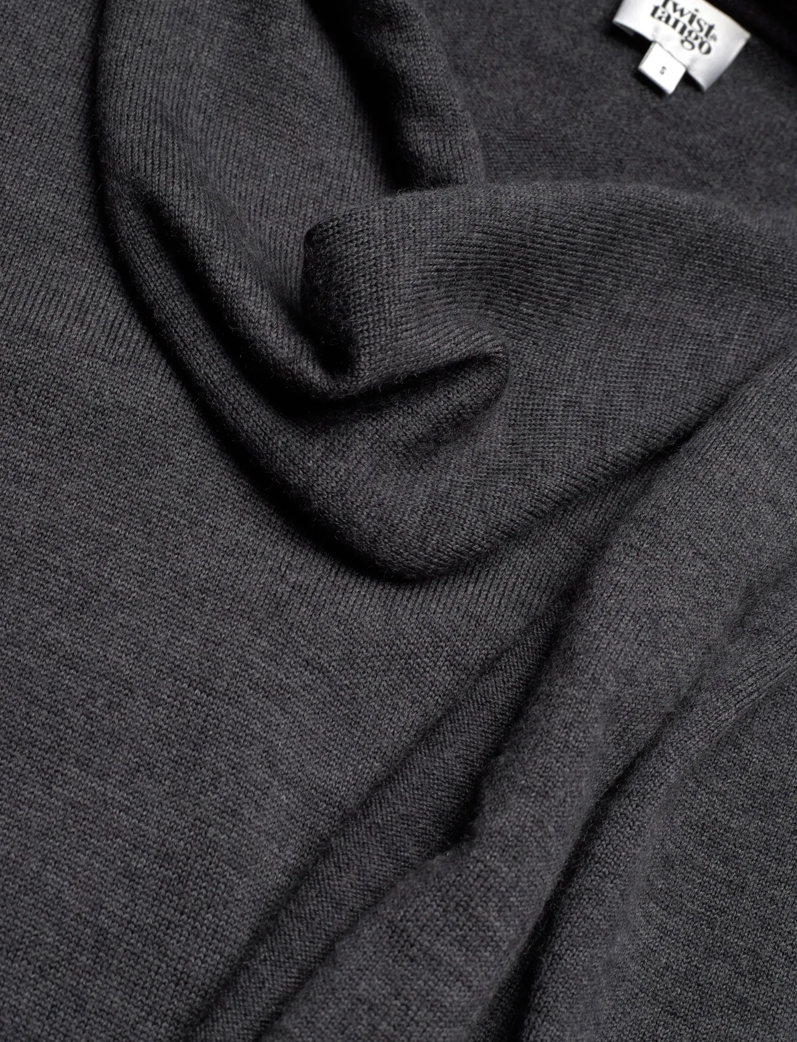 Twist & Tango - Alessandra Knitted Dress - neulemekot - dk grey mÉlange - 5