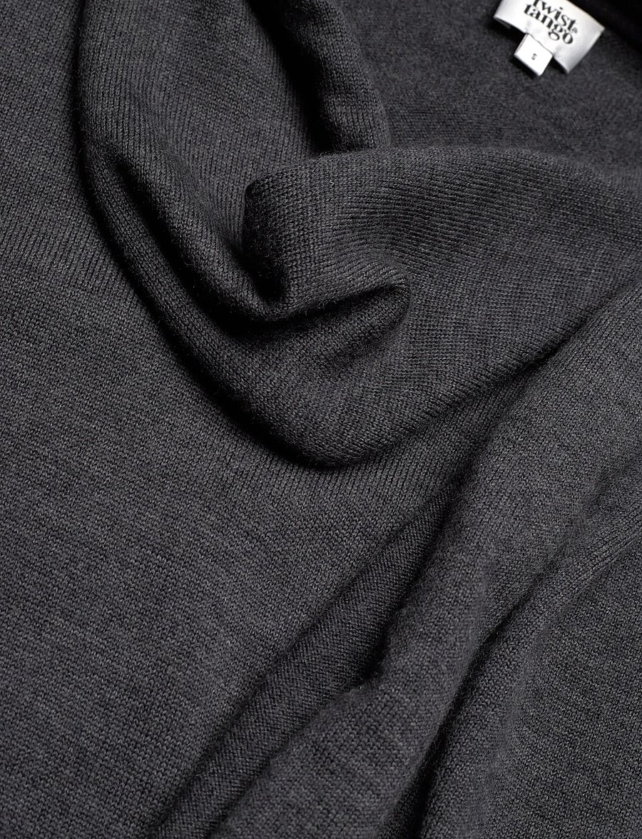 Twist & Tango - Alessandra Knitted Dress - strikkjoler - dk grey mÉlange - 5