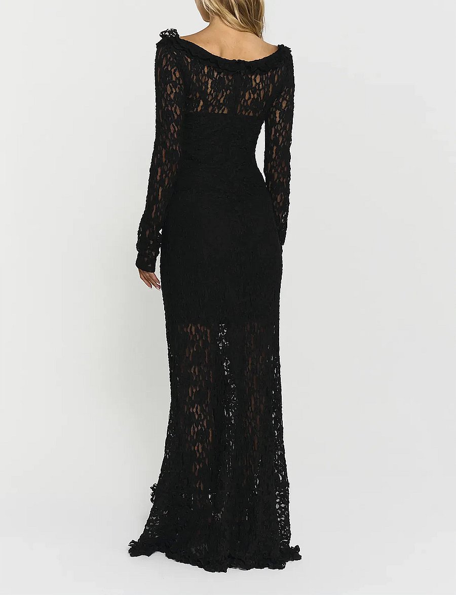 Twist & Tango - Ashley Lace Dress - spitzenkleider - black - 4