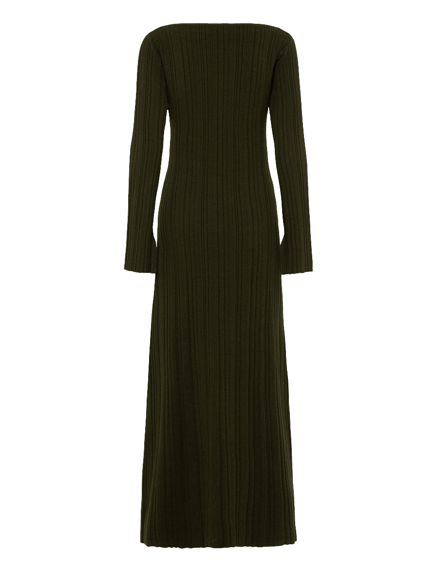 Twist & Tango - Likha Knitted Dress - kootud kleidid - forest green - 2