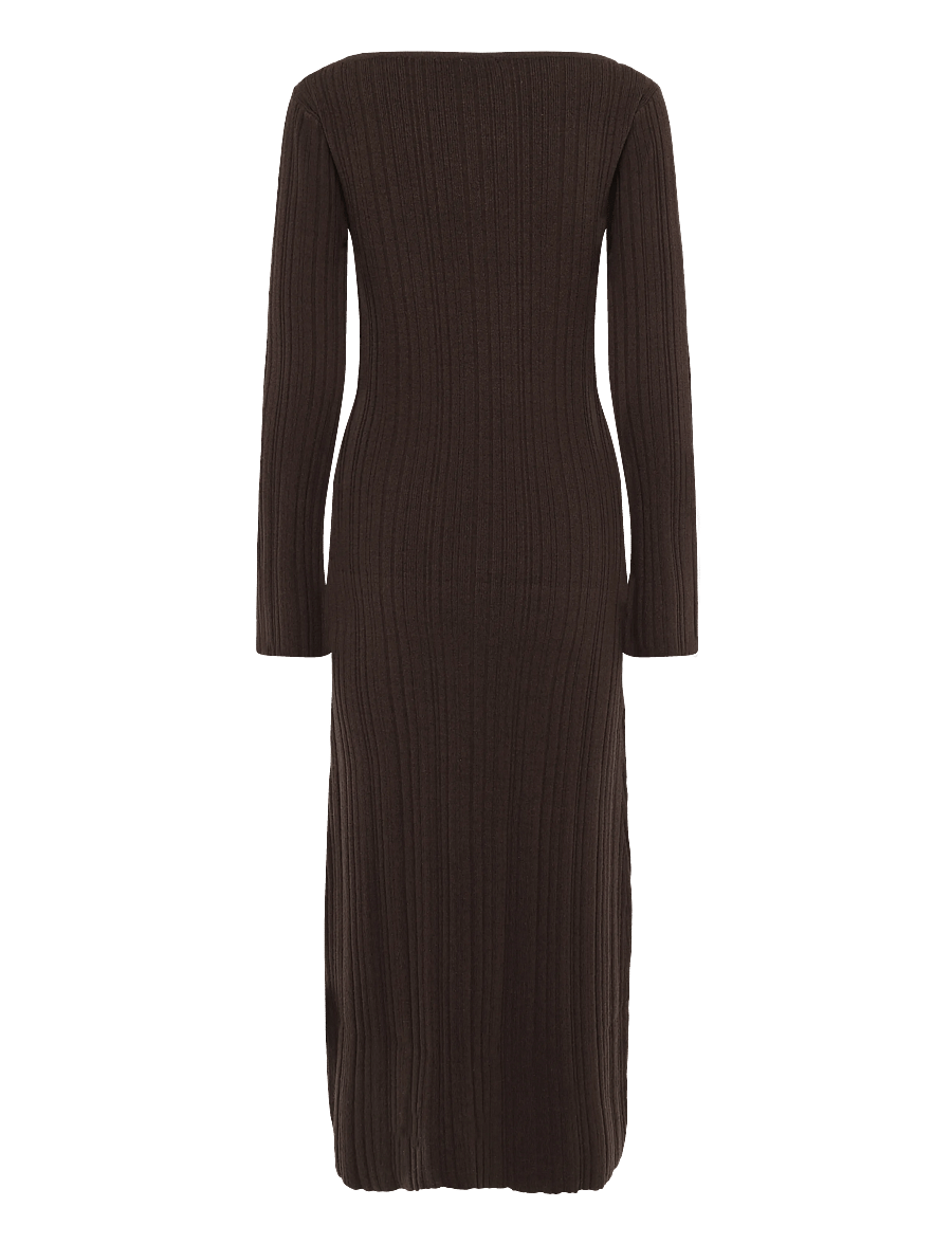 Twist & Tango - Likha Knitted Dress - strikkjoler - mocha brown - 2
