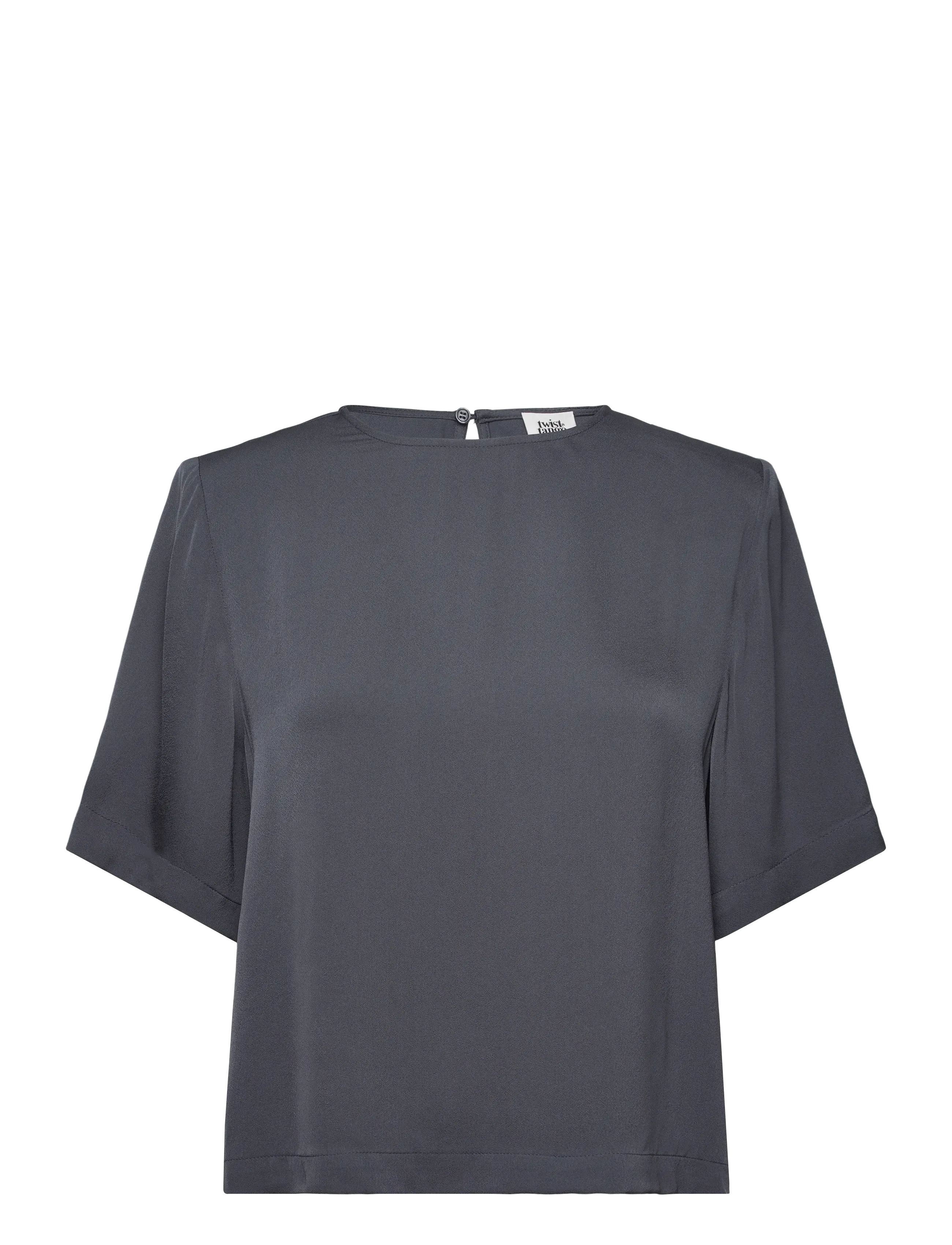 Twist & Tango Leonie Satin Tee - Bluser - FUTURE DUSK / grey