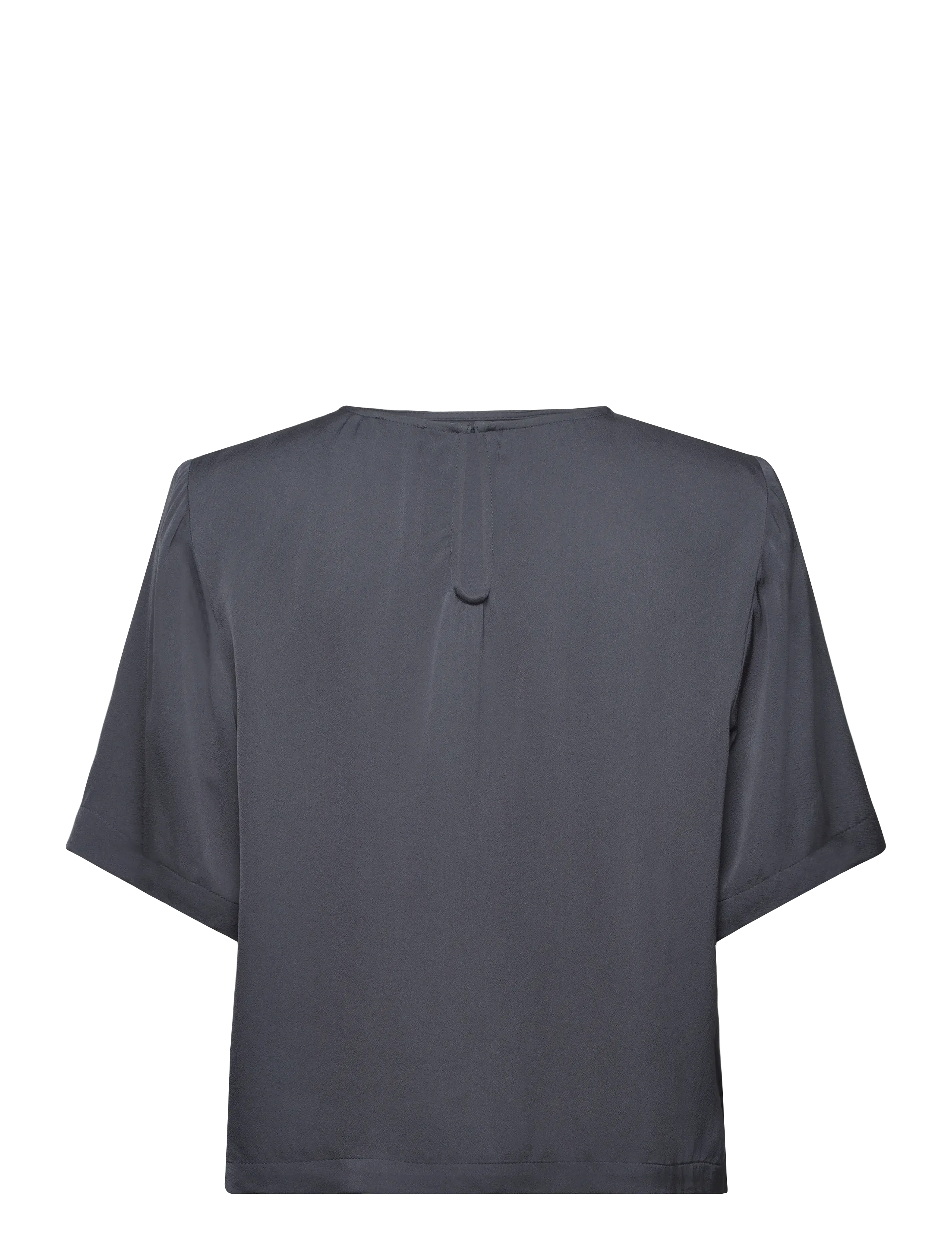 Twist & Tango - Leonie Satin Tee - kurzämlige blusen - future dusk - 1