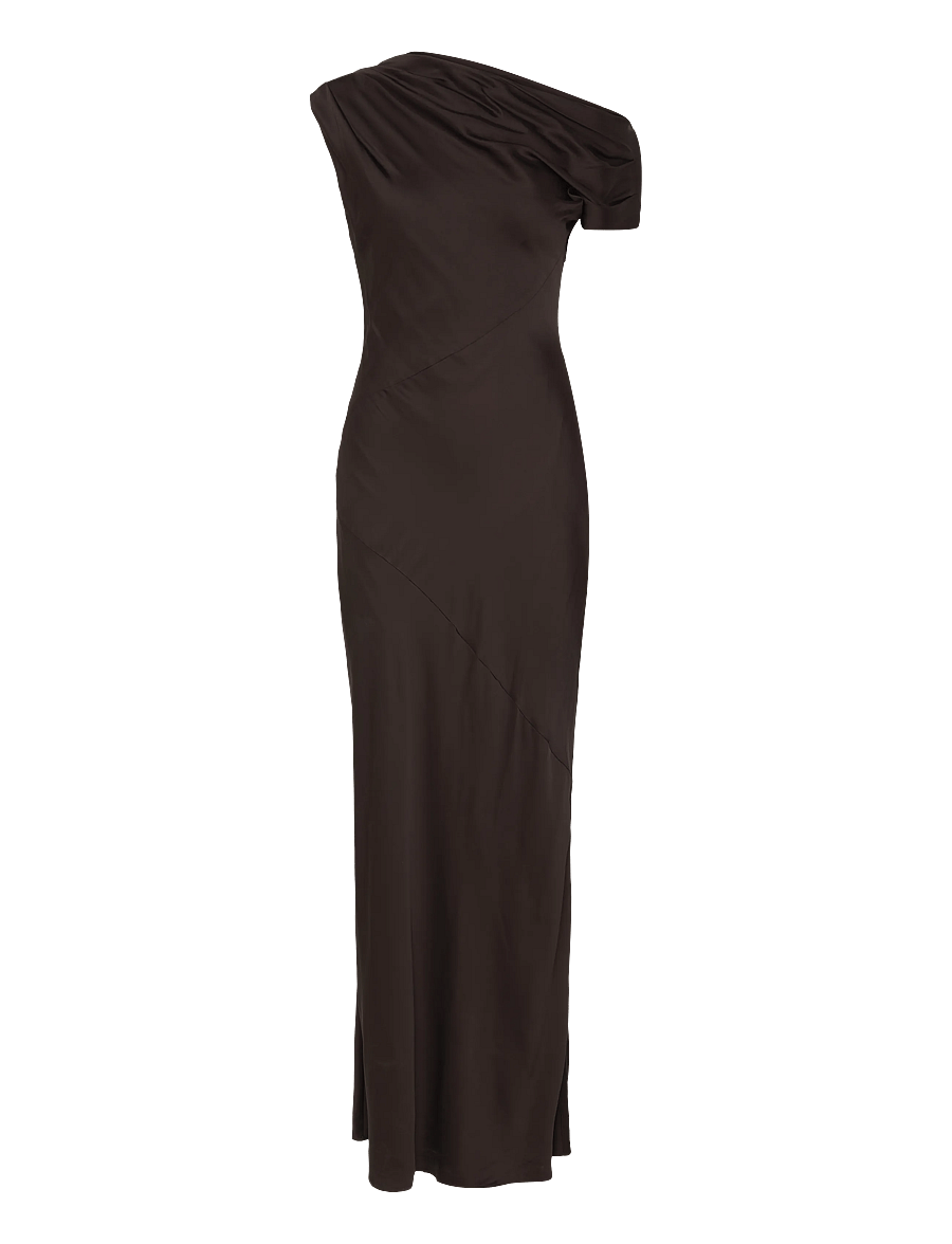 Twist & Tango - Vanessa Satin Dress - mocha brown - 0