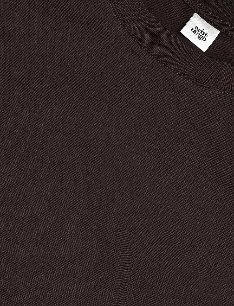 Twist & Tango - Chelsey Tee - t-shirts - mocha brown - 5