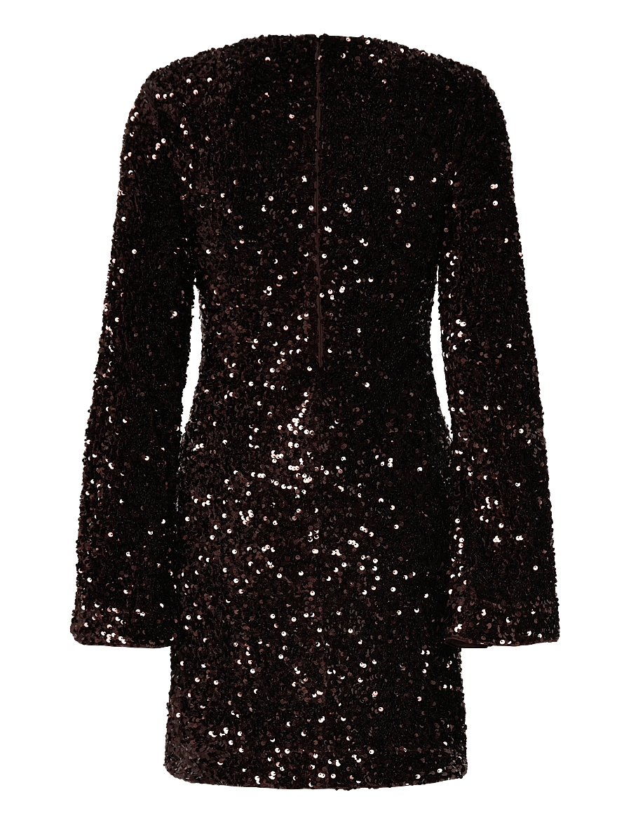 Twist & Tango - Jodyn Sequin Dress - litritega kleidid - mocha brown - 2