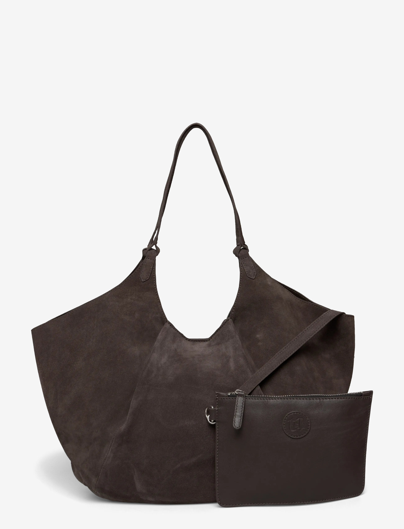 Twist & Tango - Milan Suede Tote Bag - shoppere - mocha brown - 1