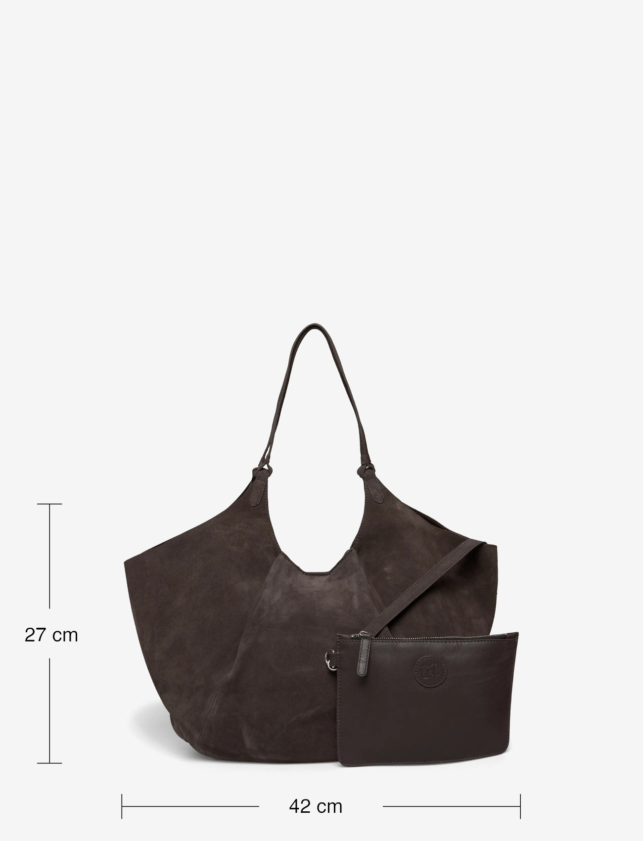 Twist & Tango - Milan Suede Tote Bag - shoppere - mocha brown - 4