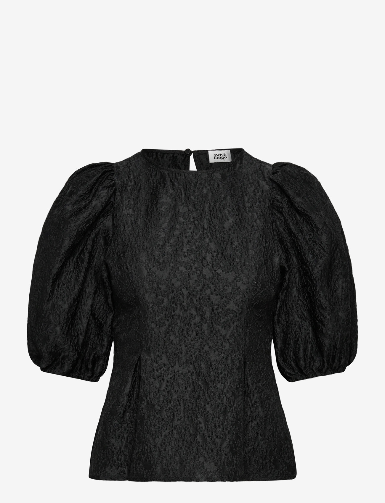 Twist & Tango - Ylja Blouse - kurzämlige blusen - black - 1