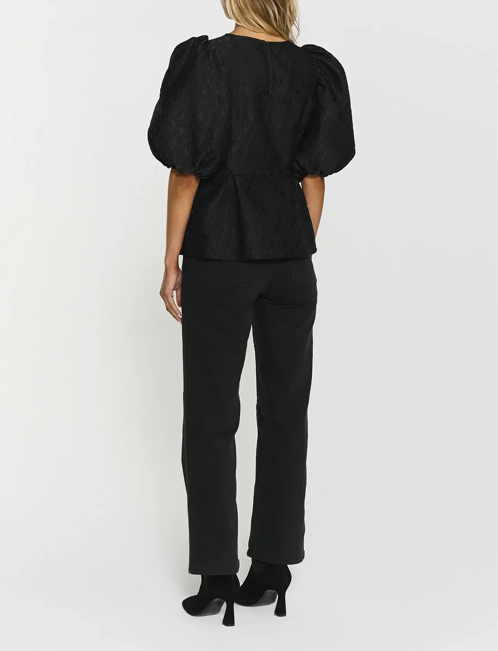 Twist & Tango - Ylja Blouse - stutterma blússur - black - 3