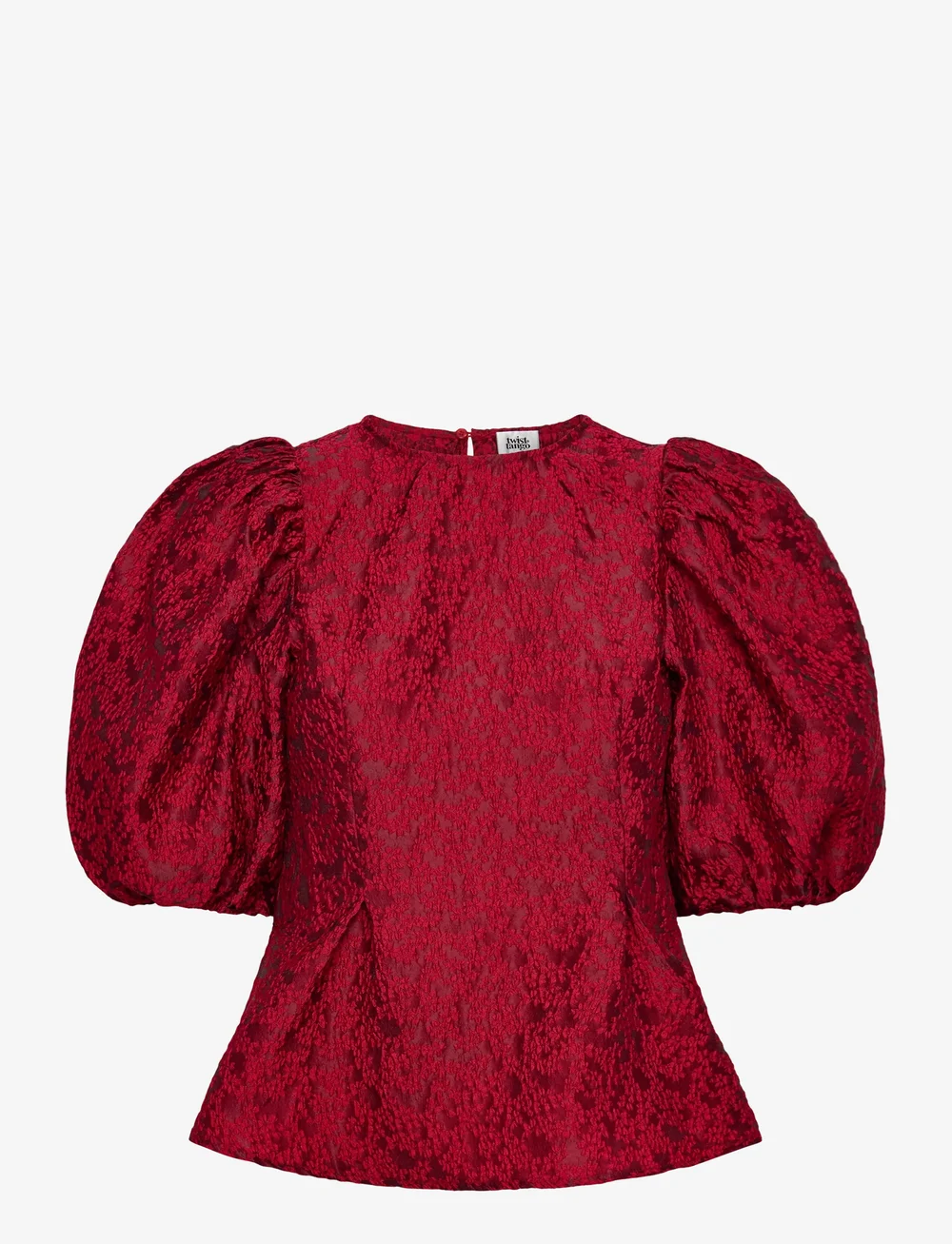 Twist & Tango - Ylja Blouse - kortärmade blusar - ruby red - 0