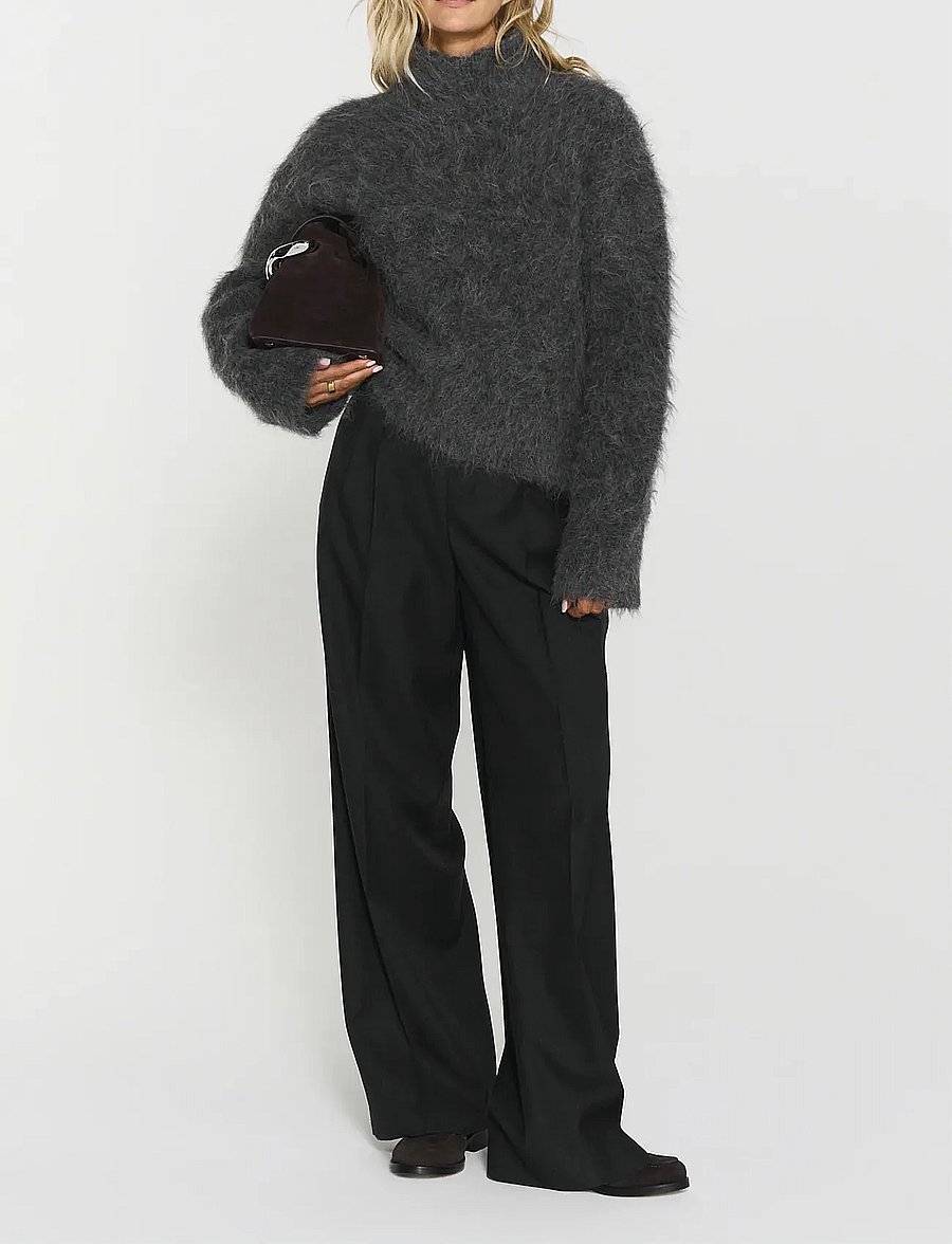 Twist & Tango - Wynne Trousers - anzugshosen - dk grey mÉlange - 0