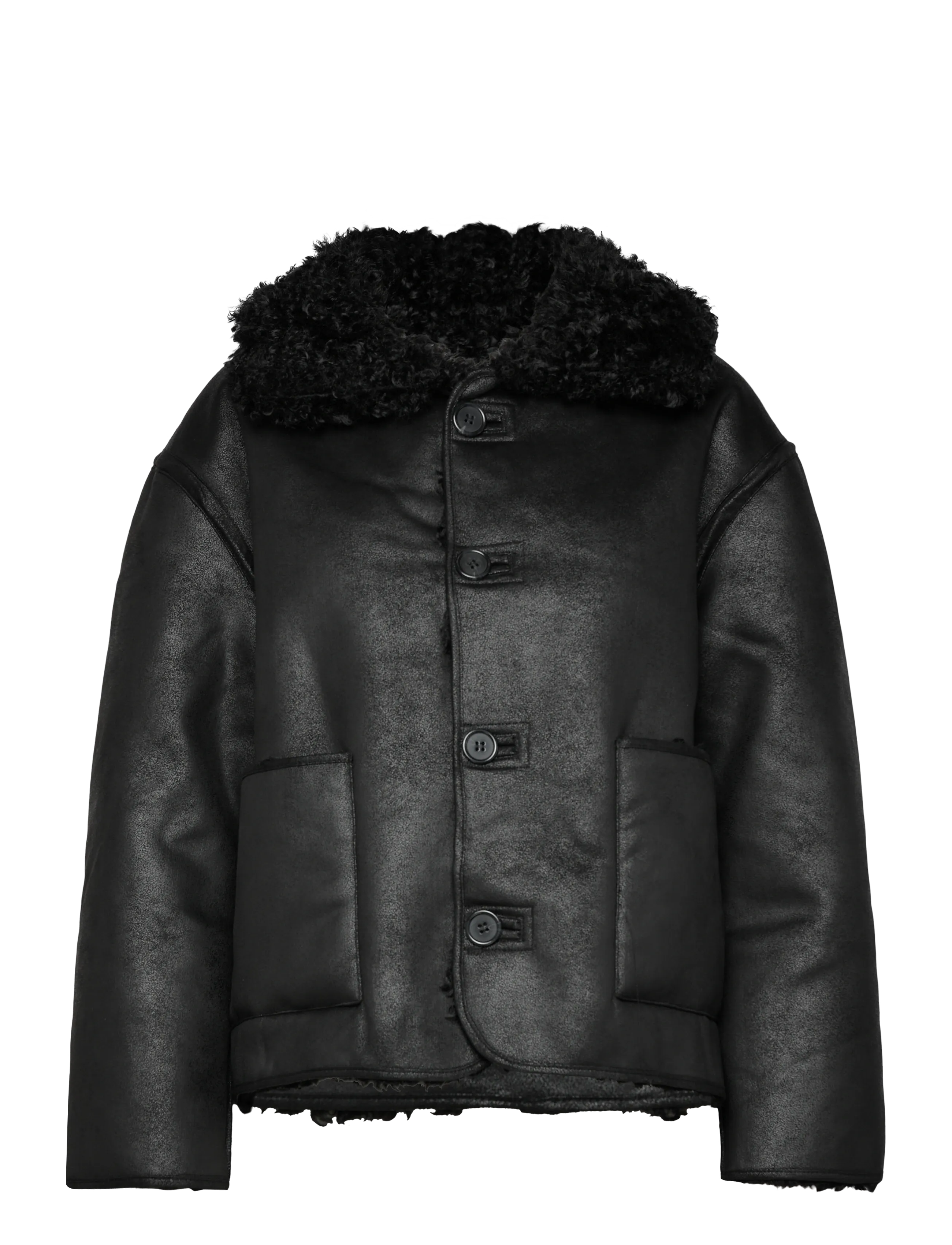 Mia Reversible Jacket - BLACK