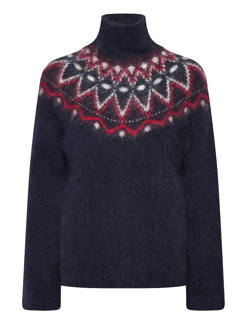 Twist & Tango - Champoluc Knitted Sweater - stickade tröjor - fair isle navy - 1