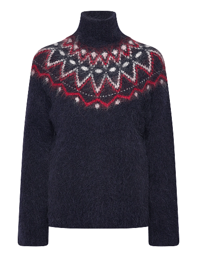 Twist & Tango Champoluc Knitted Sweater - Twist & Tango - FAIR ISLE NAVY / navy