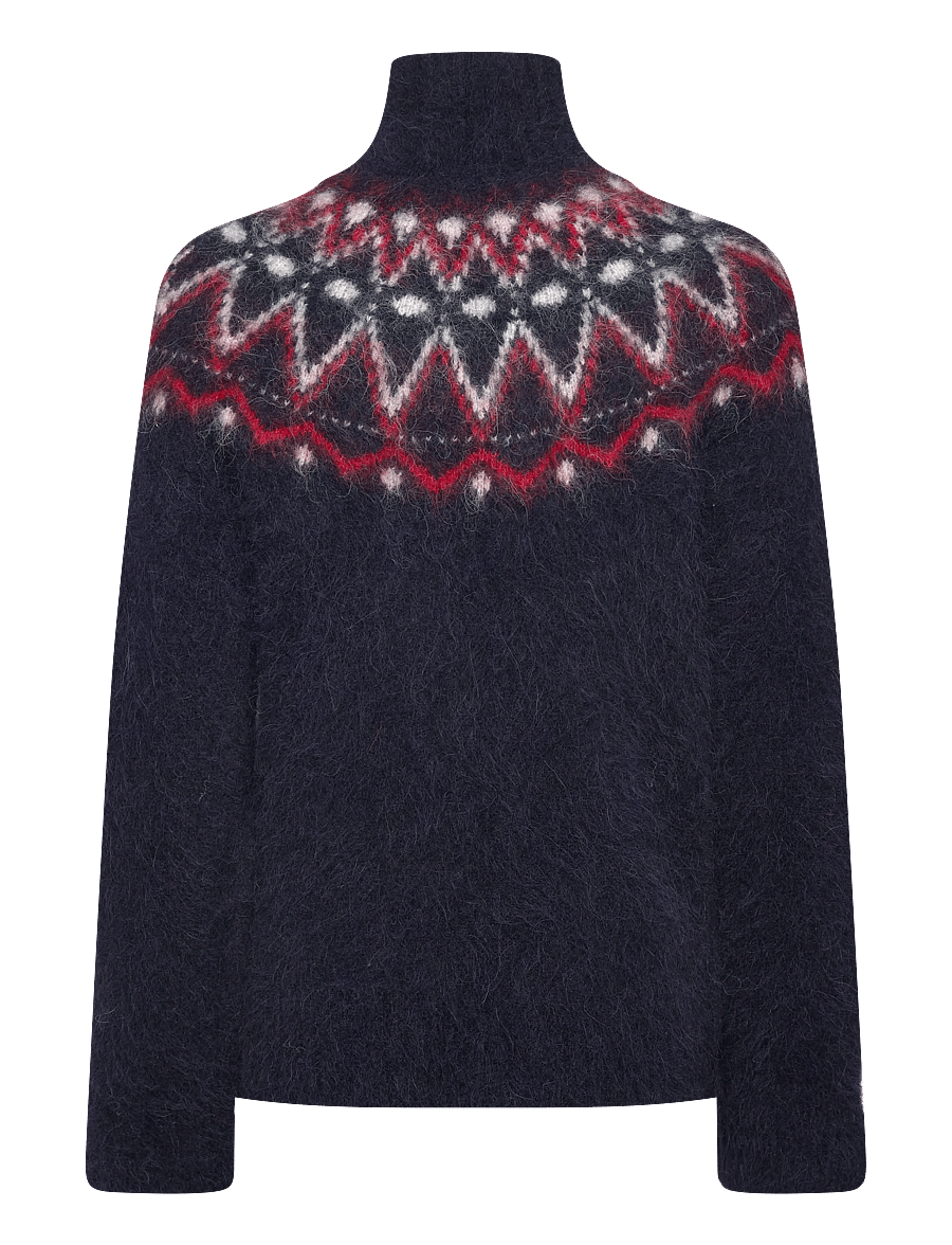 Twist & Tango - Champoluc Knitted Sweater - peysur - fair isle navy - 2