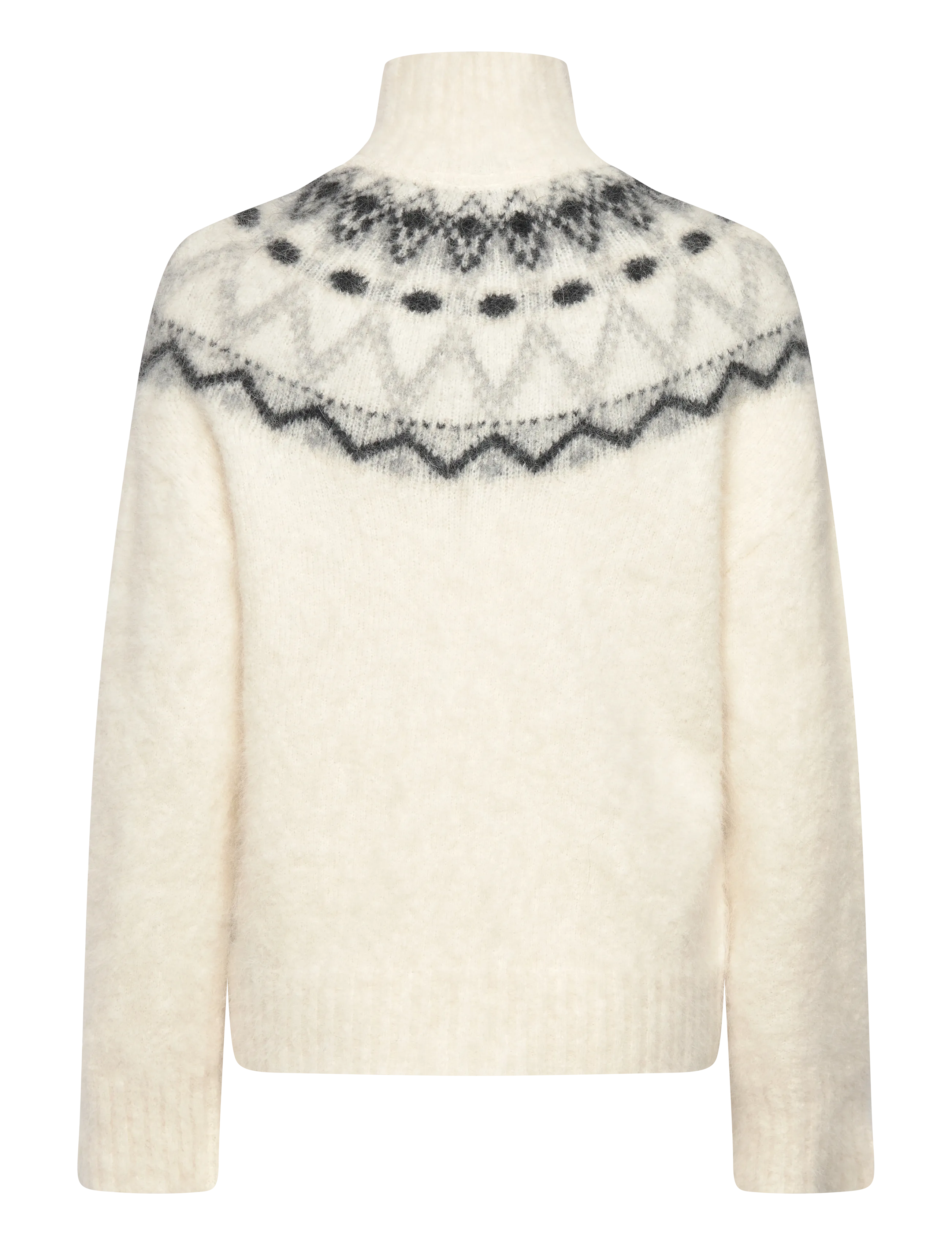 Twist & Tango - Champoluc Knitted Sweater - stickade tröjor - fair isle white - 2
