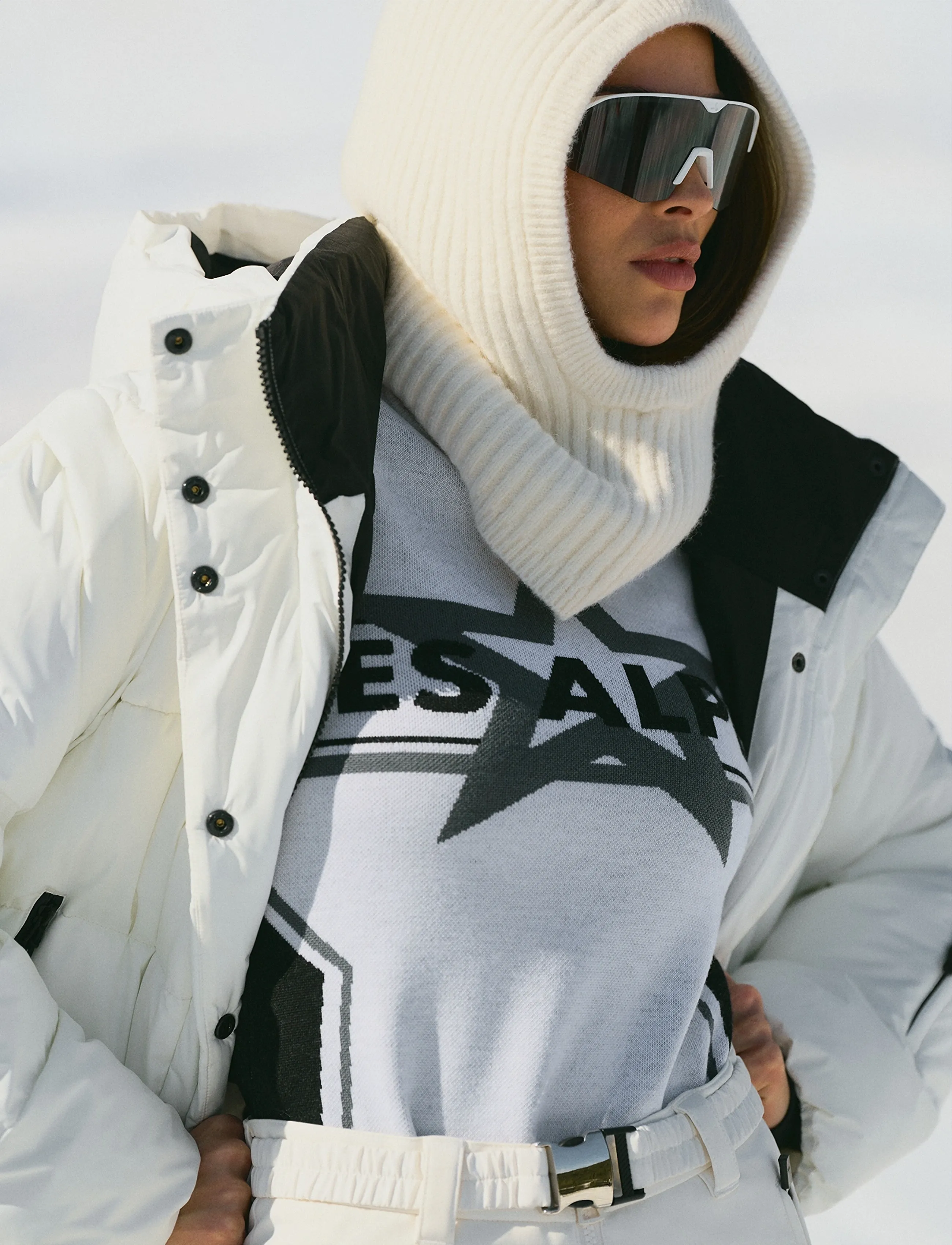 Twist & Tango Hanni Ski Club Jacket - Frakker - SNOW WHITE / white