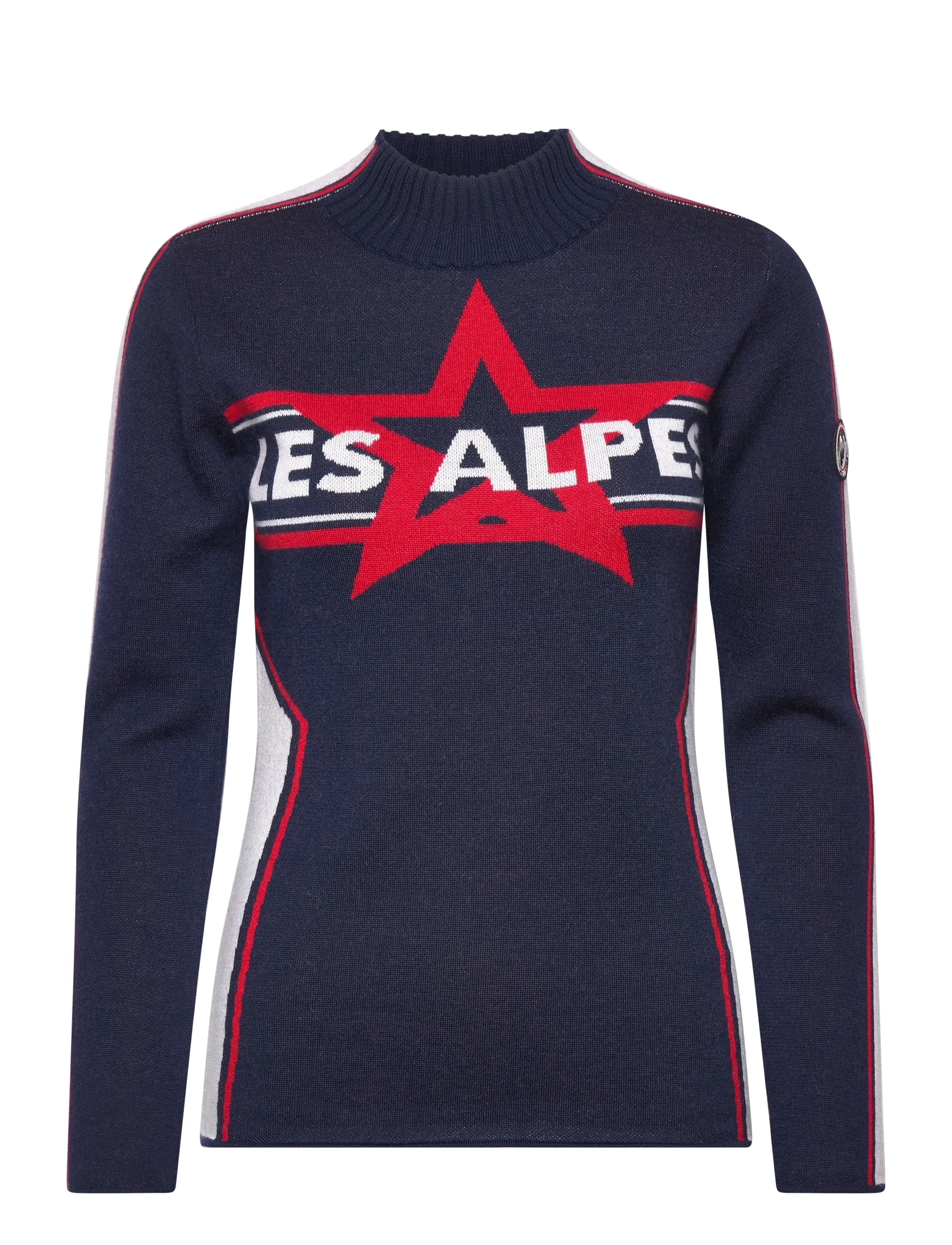 Les Alpes Star Sweater - NAVY