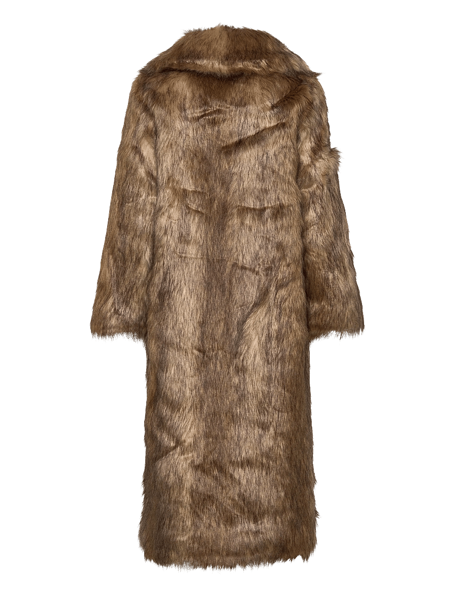 Twist & Tango - Ylva Faux Fur Coat - shifting brown - 2