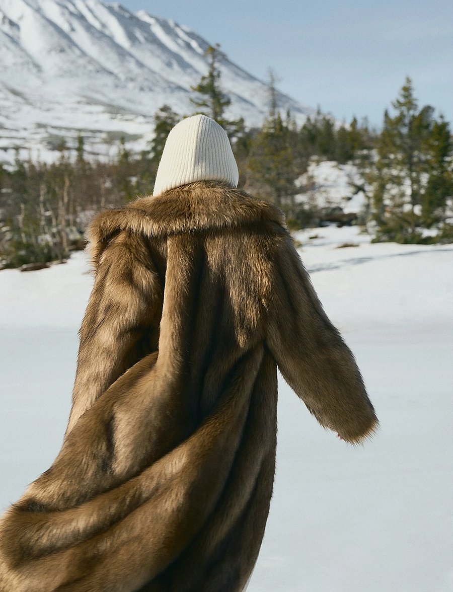 Twist & Tango - Ylva Faux Fur Coat - shifting brown - 4