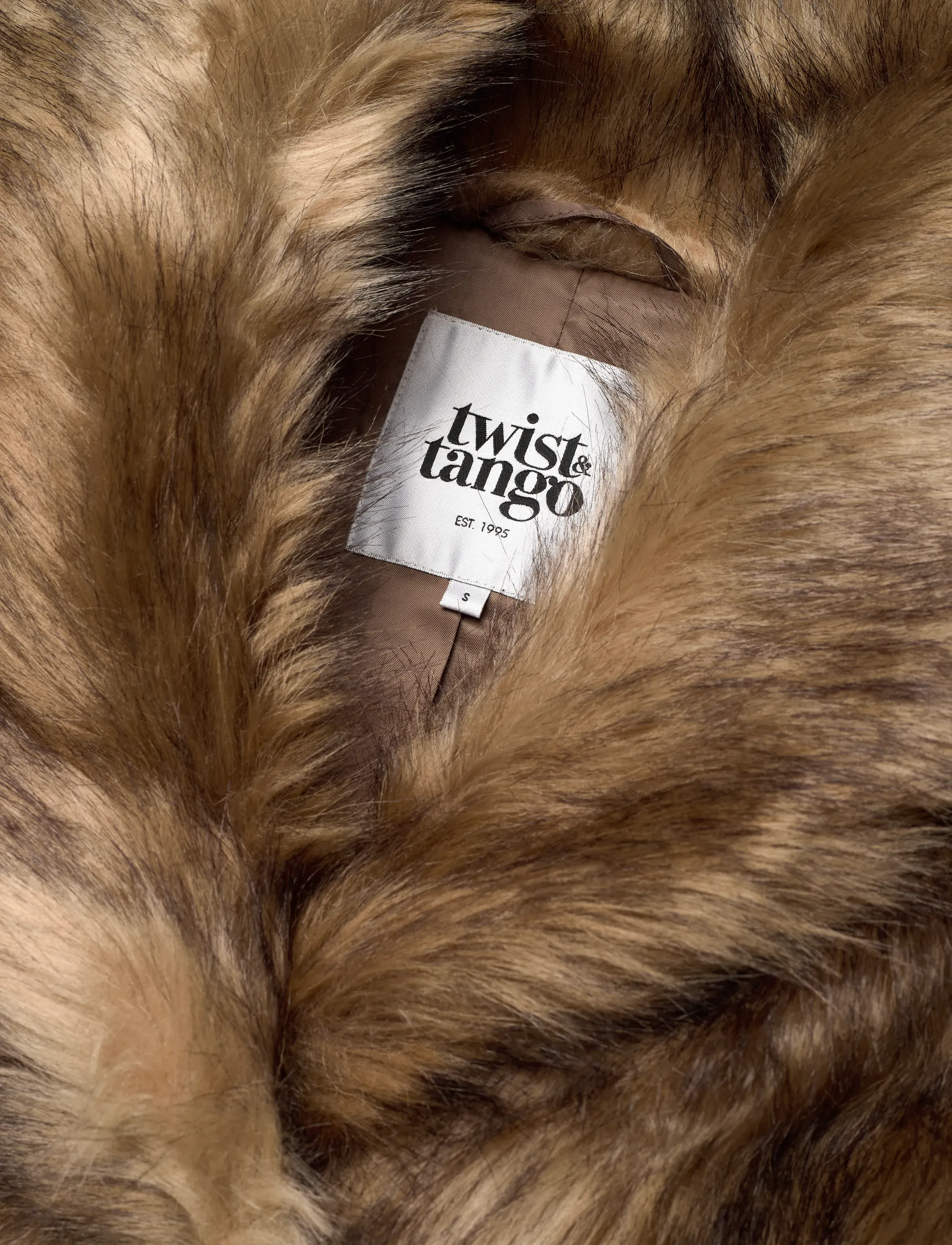 Twist & Tango - Ylva Faux Fur Coat - shifting brown - 5