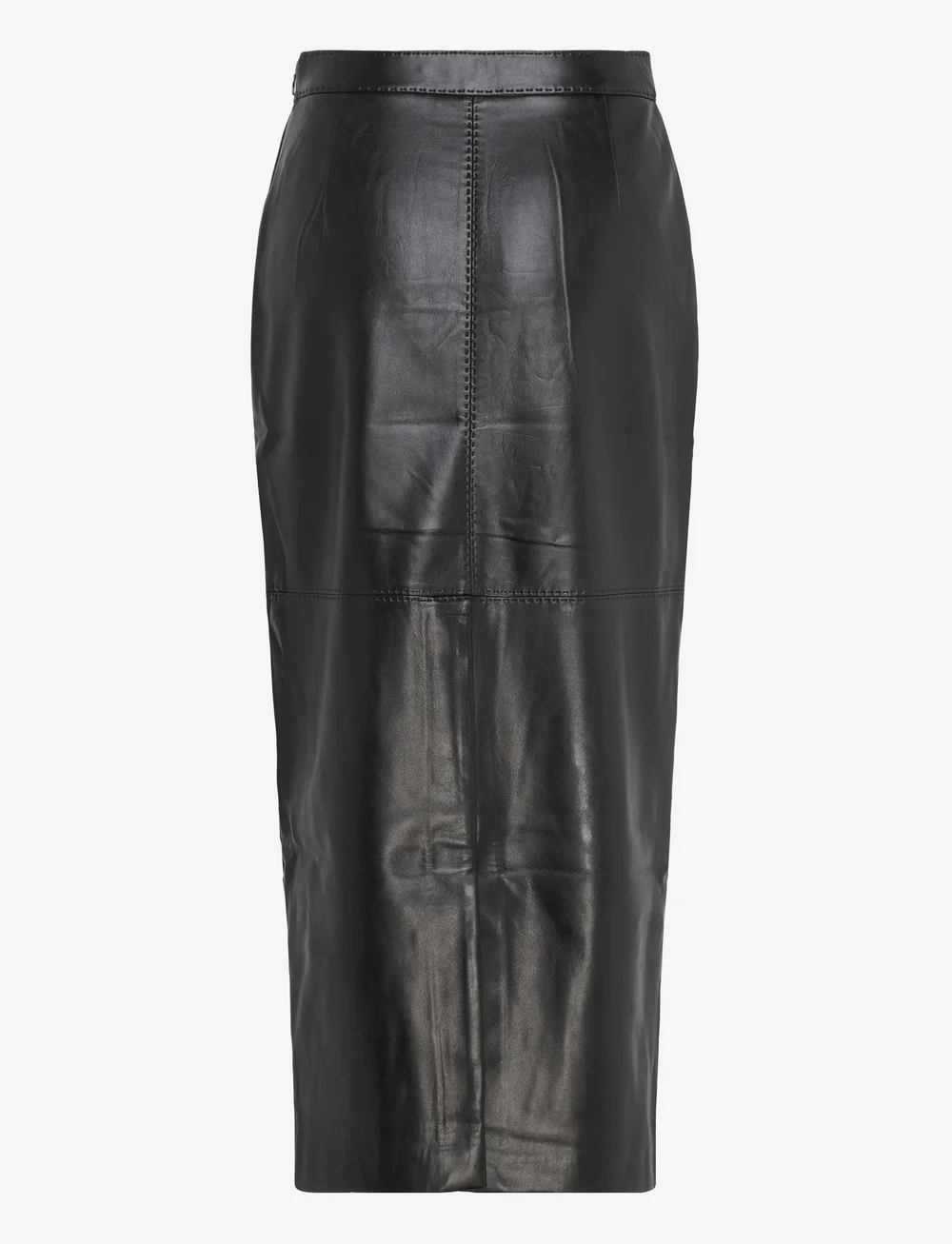 Twist & Tango - Yara Faux Leather Skirt - midi nederdele - black - 1