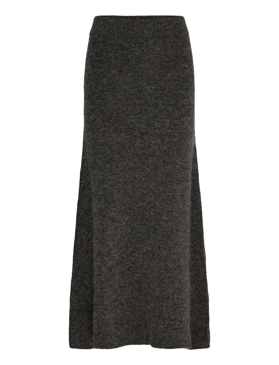 Twist & Tango - Israa Knitted Skirt - kootud seelikud - blackish mÉlange - 0