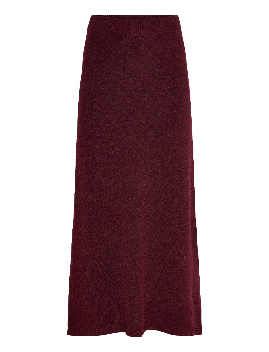 Twist & Tango - Israa Knitted Skirt - stickade kjolar - burgundy - 0