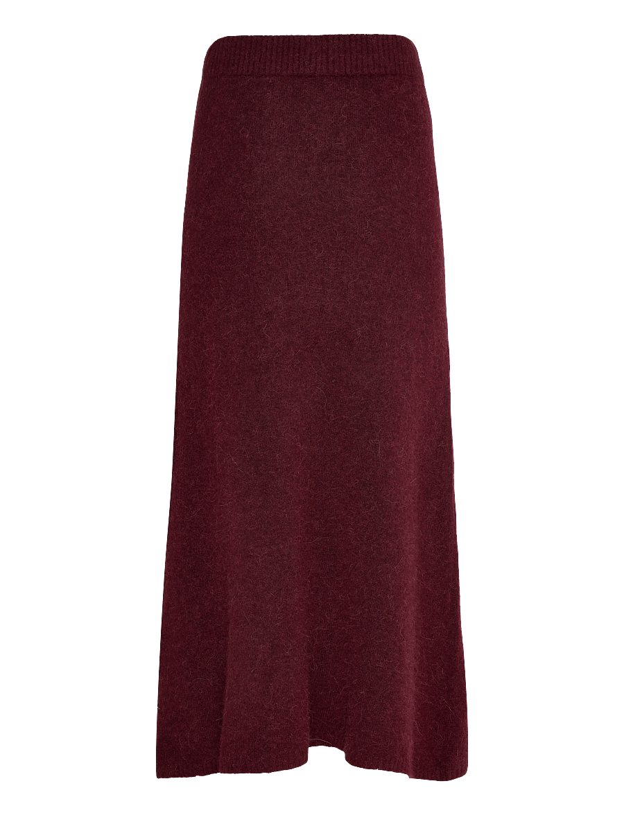 Twist & Tango - Israa Knitted Skirt - stickade kjolar - burgundy - 1